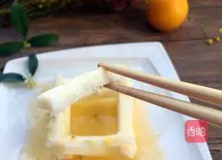 Illustration of how to make orange juice, osmanthus and yam 6