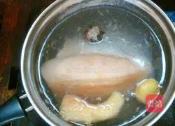 Illustration of how to make simple pork stuffed with sand 2