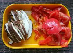 Illustration of how to make tomato and egg noodles 4