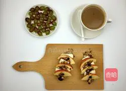 Cheese Apple French Open Sandwich Recipe Illustration 4