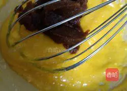 Illustration of how to make red date mud cake 4