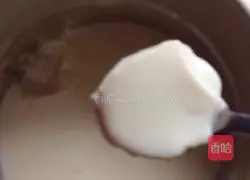 Illustration of making homemade tofu pudding 4