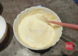 Illustration of how to make the ancient cake with bursting pulp 3