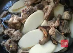 Illustration of how to make steamed yam ribs 6