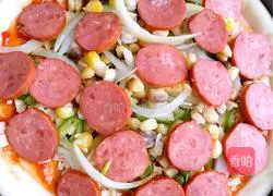 Illustration of how to make mixed pizza 5