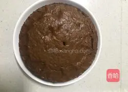 Illustration of how to make cocoa sponge cake 19