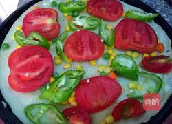 Illustration of how to make Chinese pizza 4