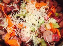 Illustration of how to make ham pizza 6