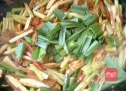 Dried celery and tofu Illustration of how to do it 13