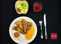 Illustration of how to make French toast 9