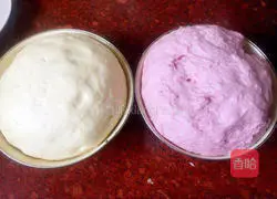 Illustration of how to make two-color butter bread 6