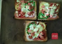 Bread pizza recipe 8