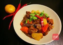 Illustration of how to make braised mutton 8