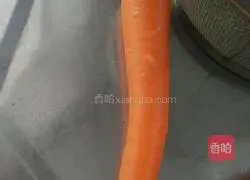 Illustration of how to make carrot meatballs 1