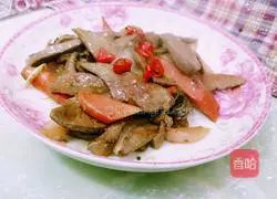 Illustration of making kimchi pork liver 10