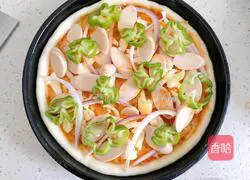 Sausage Bacon Pizza Recipe Illustration 7