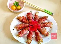 Illustration of how to make bacon needles 6