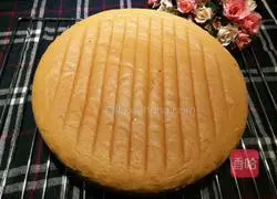 Twelve-inch chiffon cake recipe 1