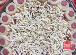 Flower Corn Illustration of how to make pizza 11