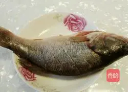 Illustration of how to make steamed sea bass 1