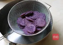 Purple Sweet Potato Thousand Layer Tower Recipe Illustration 4