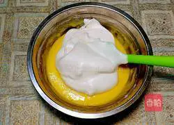 Illustration of how to make chiffon cake 8