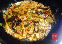 Illustration of how to make fish-flavored eggplant (Chongqing flavor) 11