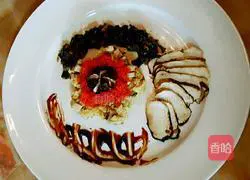 Illustration of how to make matsutake caviar dinner 7