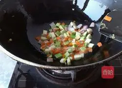 Illustration of how to make tomato noodles 5