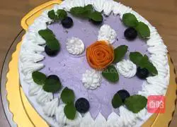 Chocolate Blueberry Cake Recipe Illustration 10