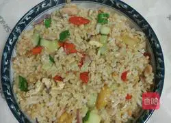 Illustration of how to make tuna fried rice 9