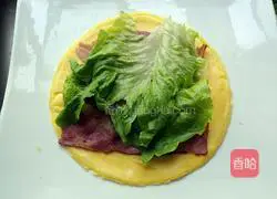 Illustration of how to make bacon and egg pancakes 9