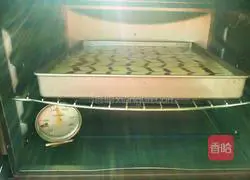 Illustration of how to make Chiba pattern sponge cake sandwich 17