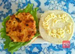 Illustration of homemade Orleans burger 10