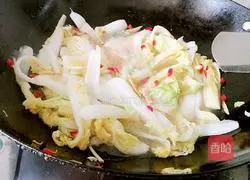 Illustration of how to make vermicelli baby vegetables 9