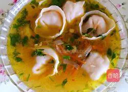 Illustration of how to make kimchi wontons 3