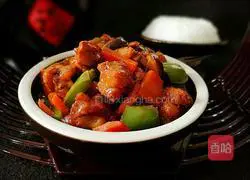 Illustration of how to make braised chicken and rice 17