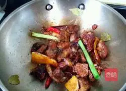 Illustration of home-style braised beef 8