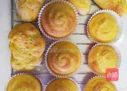 Illustration of how to make ham and cheese bread (soup) 8