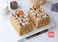 Illustration of how to make coffee naked cake 18