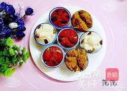 Illustration of how to make Hakka colorful hair cakes 9