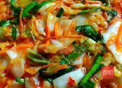 Illustration of how to make kimchi 1