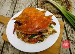 Illustration of how to make fried crabs with green onion and ginger 7