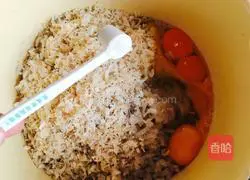 Illustration of how to make dried dried shrimps and radish balls 4