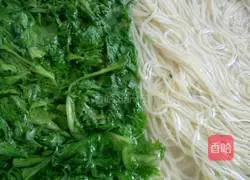 Illustration of how to make hot glutinous rice noodles 3