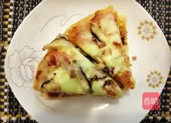 Illustration of how to make pizza in a pan 16