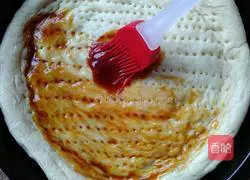 Illustration of how to make cherry tomato and beef pizza 3