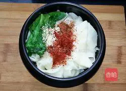 Illustration of home-style oil noodles 10