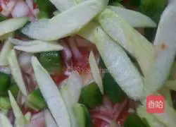 How to make delicious homemade asparagus elbow ham pizza Illustration 6