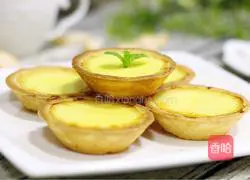 Illustration of how to make Hong Kong-style egg tarts 20